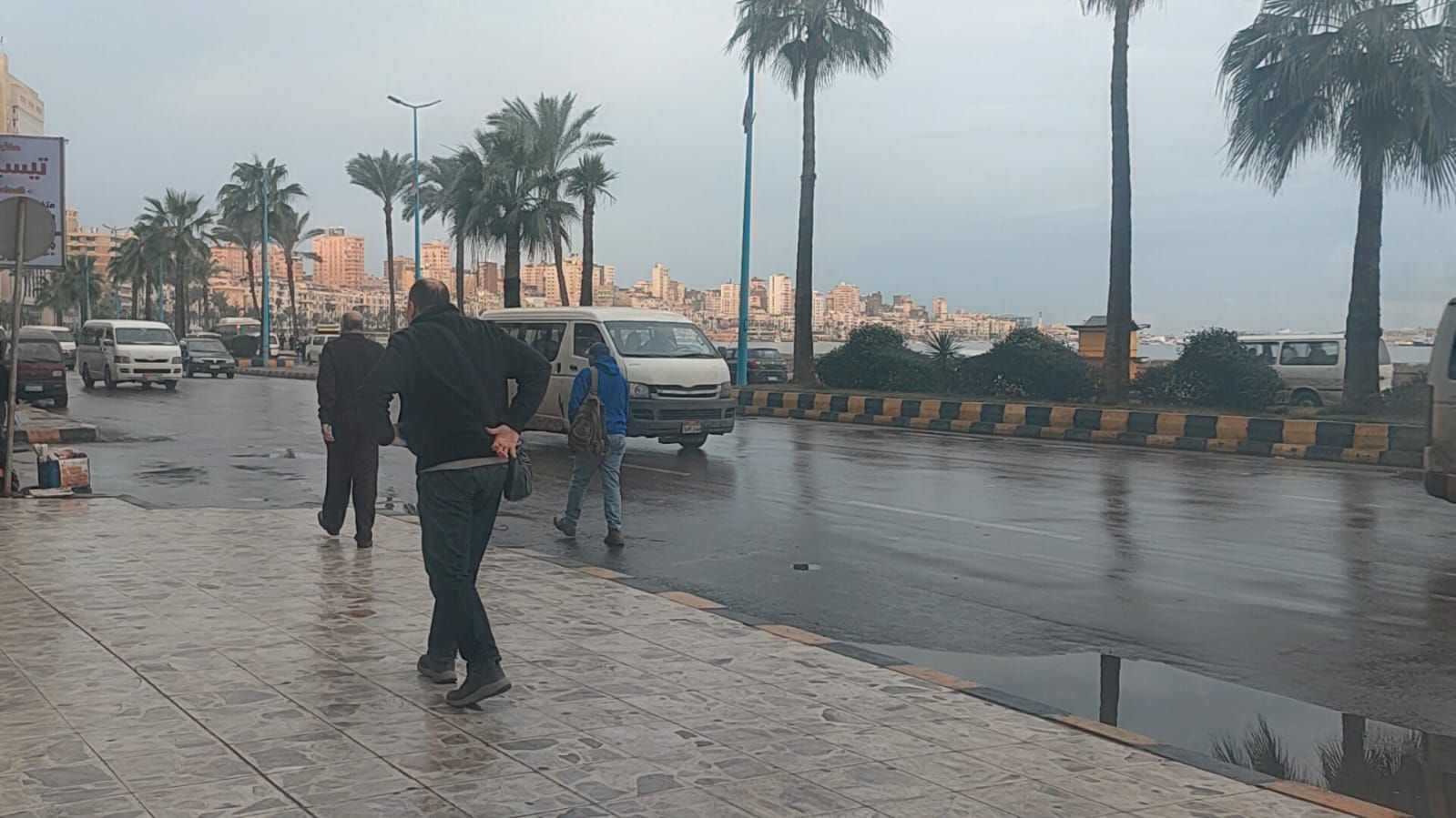 حالة الطقس وسقوط الأمطار في الإسكندرية (3)