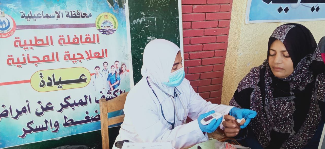 قافلة طبية مجانية بالقصاصين (5) قافلة طبية مجانية بالقصاصين (5)