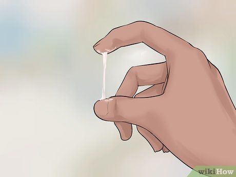 صورة عنوانها Check Cervical Mucus Step 1