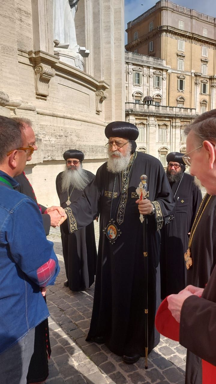 جانب من زيارة قداسة البابا جانب من زيارة قداسة البابا