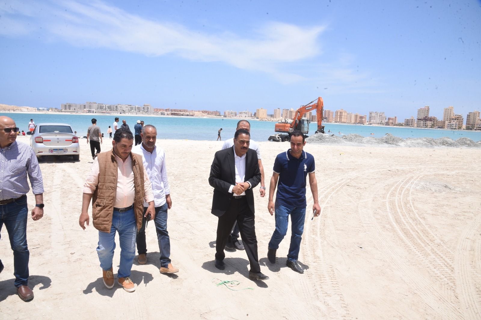 محافظ مطروح يتفقد مشروع الصرف الصحي محافظ مطروح يتفقد مشروع الصرف الصحي