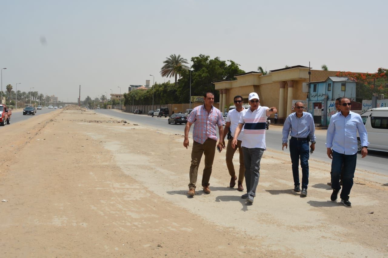 محافظ الجيزة يتفقد نسب التنفيذ بمشروع تغطية ترعة المنصورية 3 محافظ الجيزة يتفقد نسب التنفيذ بمشروع تغطية ترعة المنصورية 3