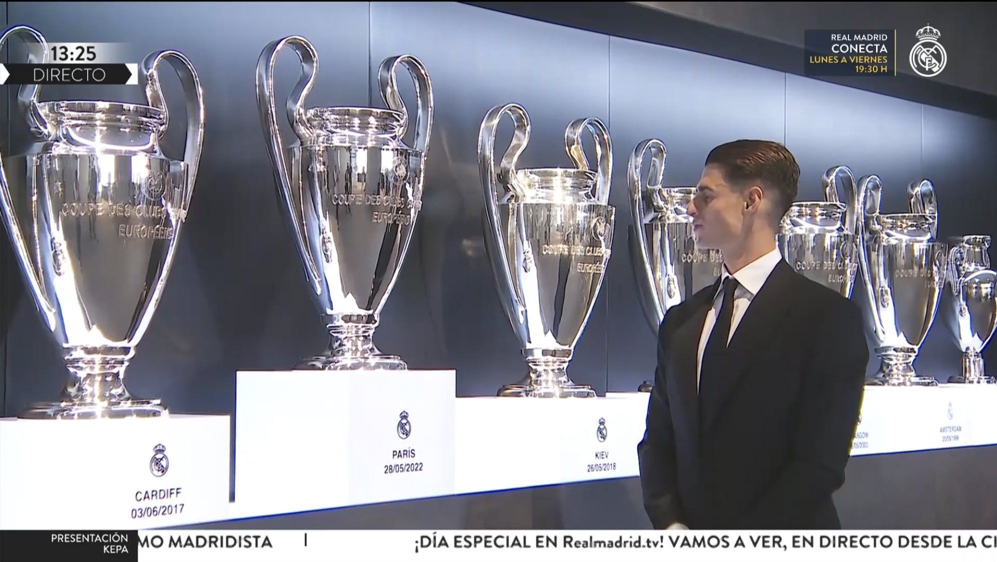 كيبا أمام كؤوس ريال مدريد الأوروبية كيبا أمام كؤوس ريال مدريد الأوروبية