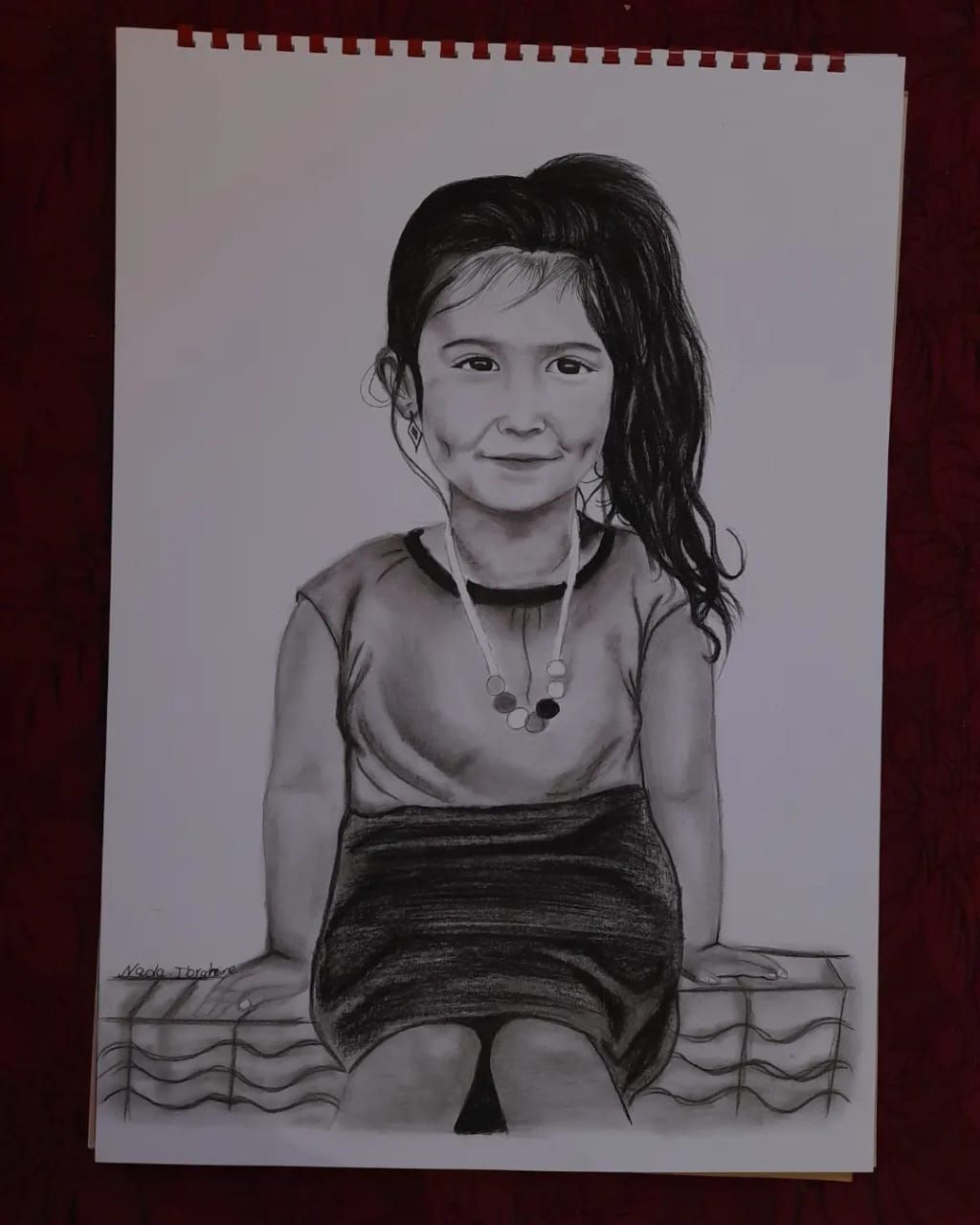 رسمه لطفلة متميزة رسمه لطفلة متميزة
