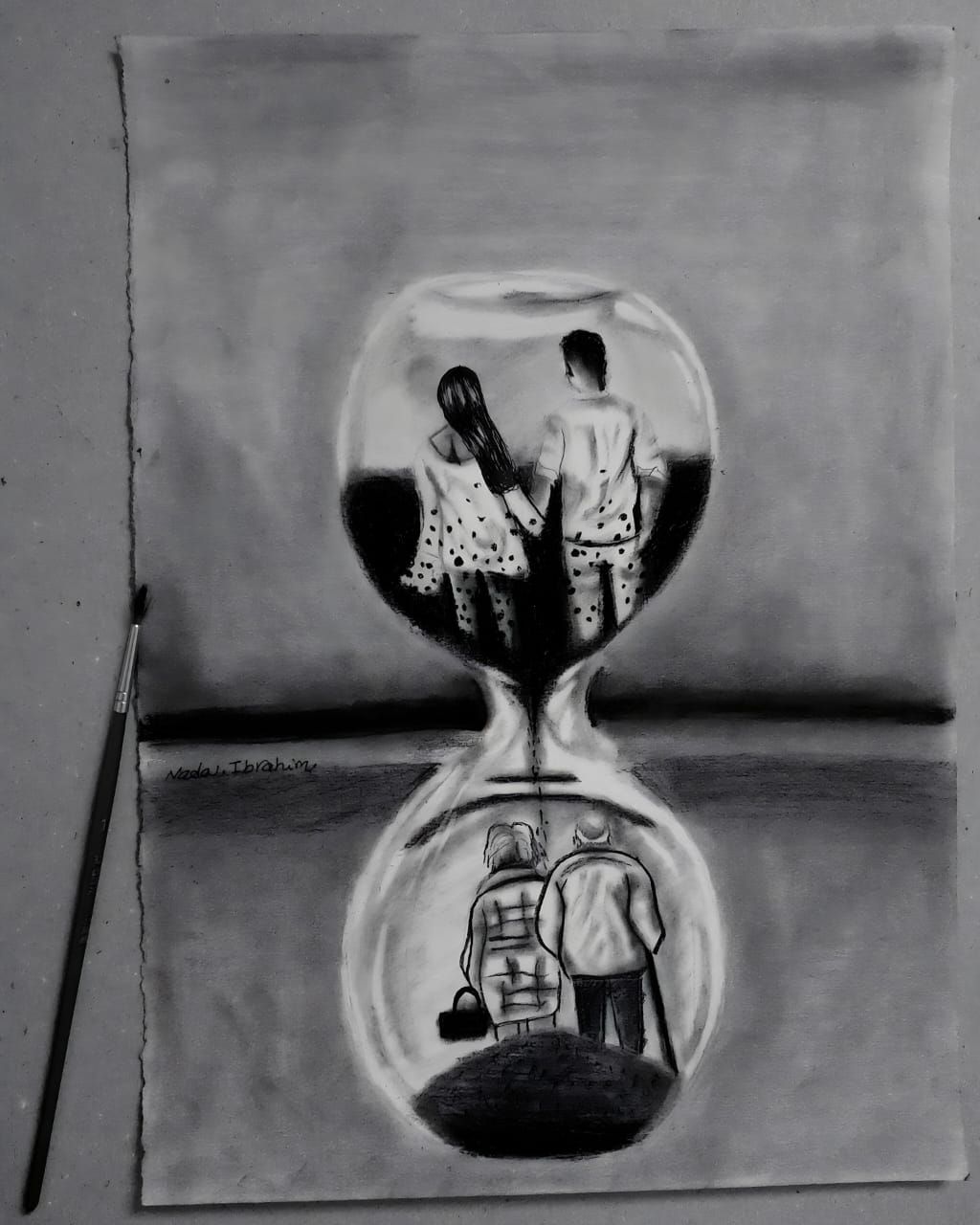 رسمه معبره عن الحب بين الزوجين رسمه معبره عن الحب بين الزوجين