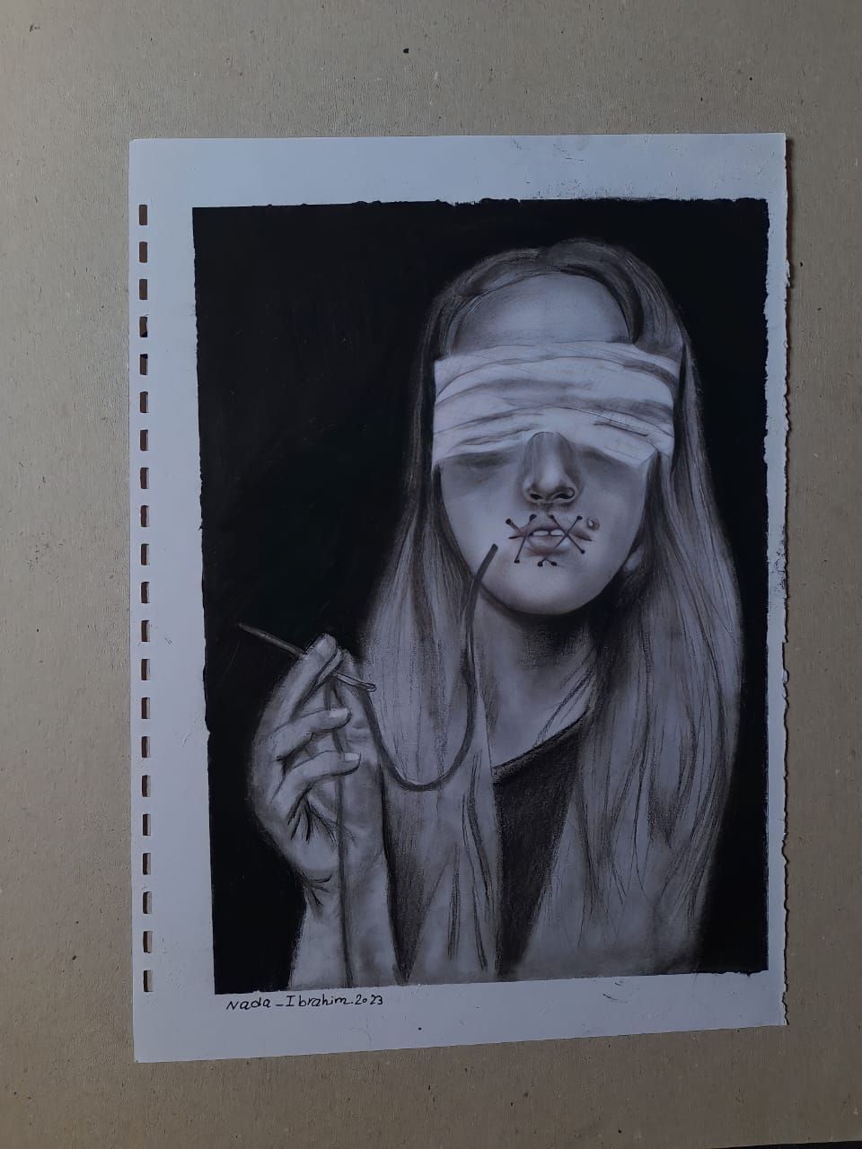 رسمه لفتاة تخاف من المجهول رسمه لفتاة تخاف من المجهول
