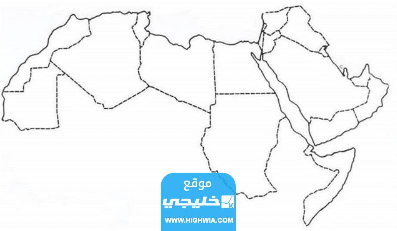 خريطة الوطن العربي بالتفصيل pdf