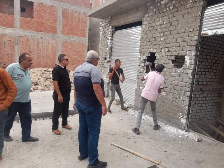 إزالة بناء مخالف في العامرية بالإسكندرية إزالة بناء مخالف في العامرية بالإسكندرية