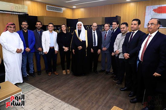 قيادات اليوم السابع مع زيارة أمين عام رابطة العالم الإسلامي قيادات اليوم السابع مع زيارة أمين عام رابطة العالم الإسلامي