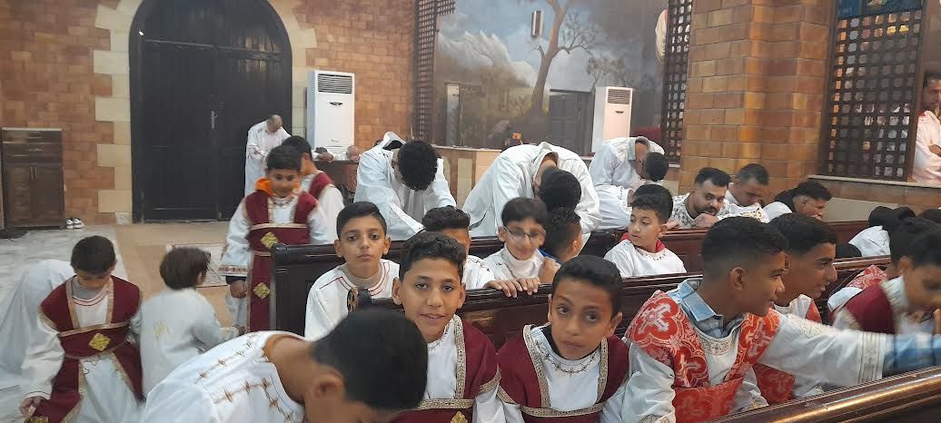 صلاة قداس عيد الميلاد المجيد بكنسية النبى موسى صلاة قداس عيد الميلاد المجيد بكنسية النبى موسى