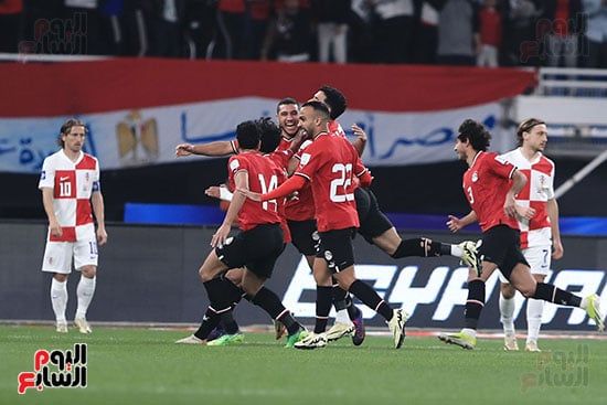 أحتفال لاعبو المنتخب أحتفال لاعبو المنتخب
