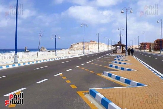 كورنيش الابيض الجديد في مطروح كورنيش الابيض الجديد في مطروح