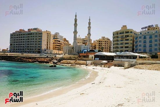 شاطئ العوام قبل زحام المصيف شاطئ العوام قبل زحام المصيف