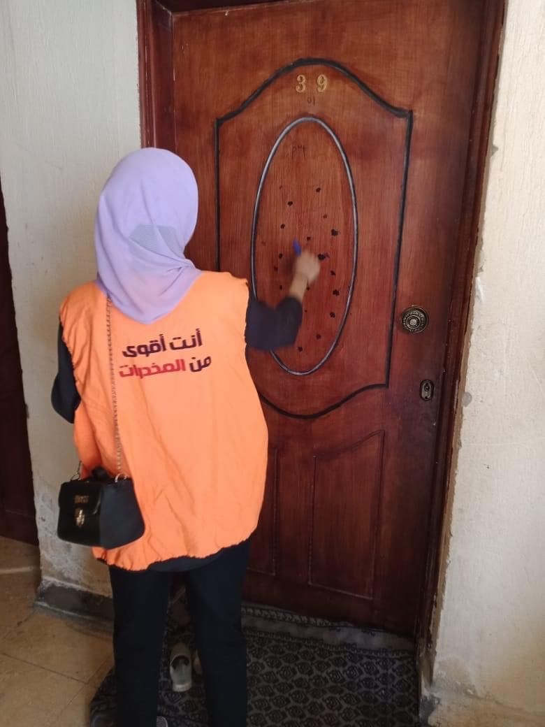 جانب من انشطة التوعية بأضرار المخدرات بمنطقة الخيالة جانب من انشطة التوعية بأضرار المخدرات بمنطقة الخيالة
