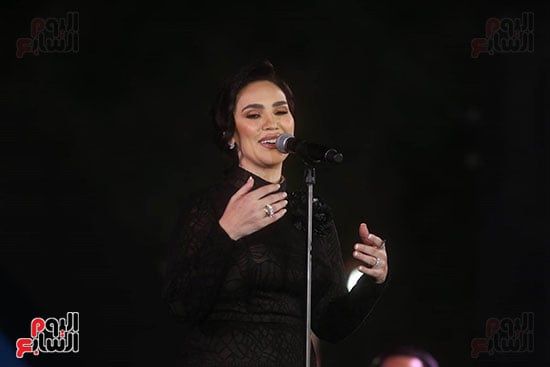 مى فاروق خلال حفل مهرجان الموسيقى مى فاروق خلال حفل مهرجان الموسيقى