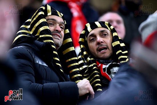 جمهور ليفربول بالزى الفرعونى جمهور ليفربول بالزى الفرعونى