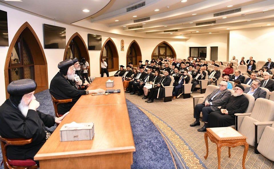 حفل تخريج دفعتين من معهد تاريخ الكنيسة بالمعادى (1) حفل تخريج دفعتين من معهد تاريخ الكنيسة بالمعادى (1)