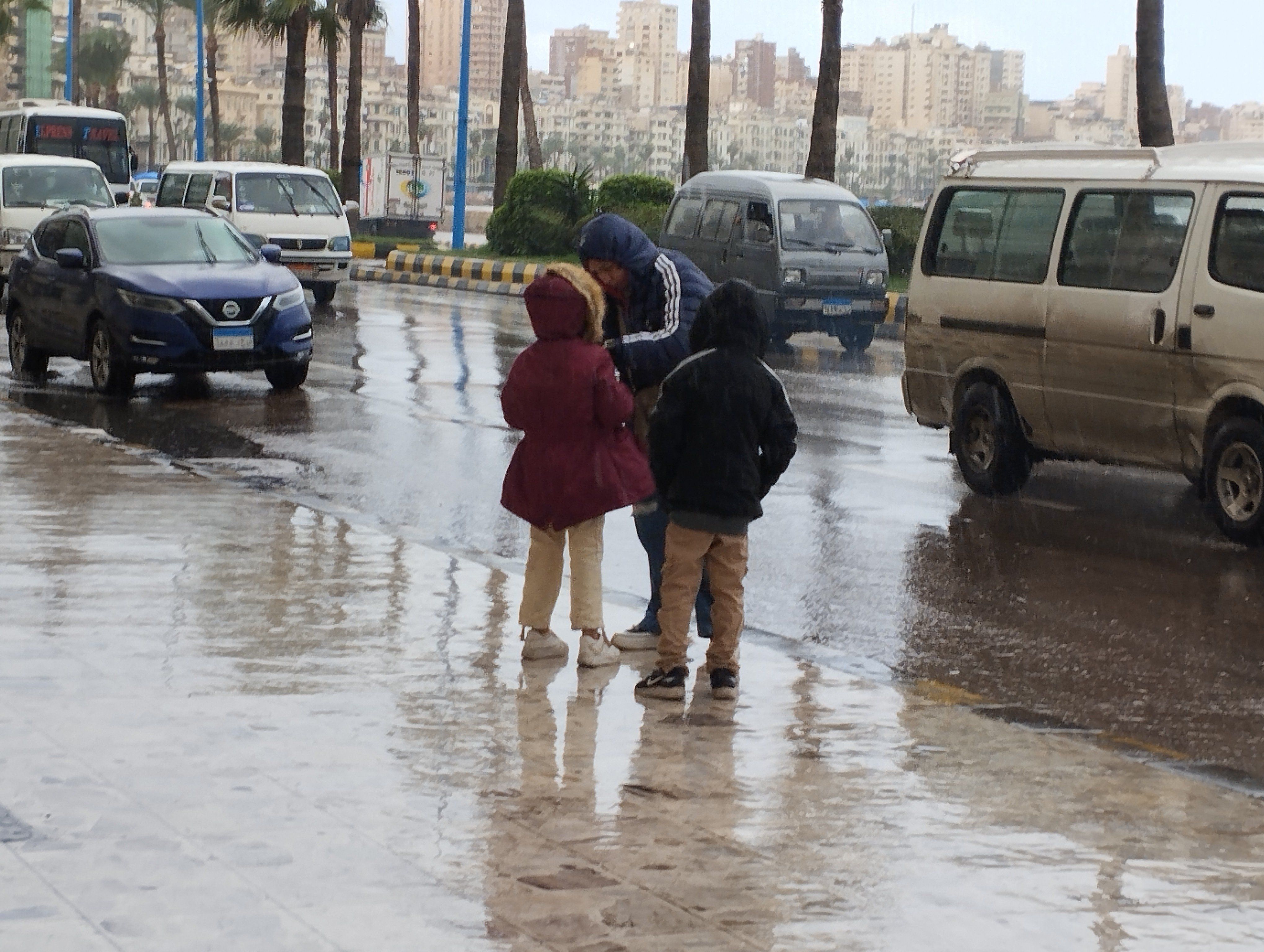 الأمطار الغزيرة في الإسكندرية الأمطار الغزيرة في الإسكندرية