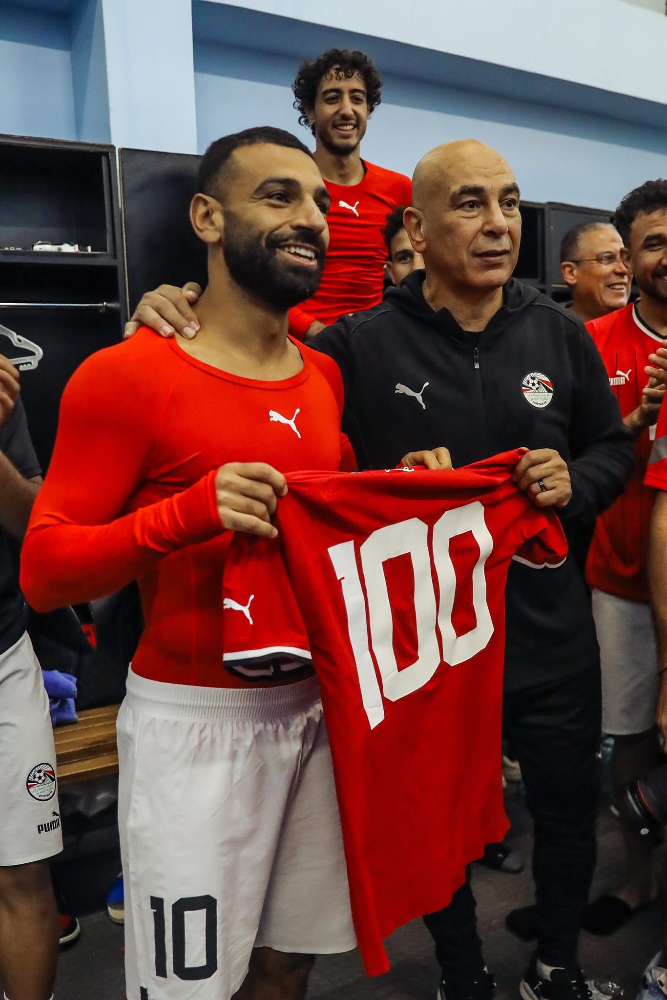 محمد صلاح وحسام حسن محمد صلاح وحسام حسن