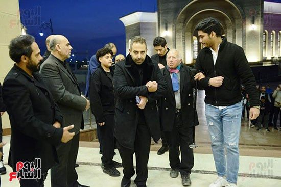 وصول الموسيقار هانى شنودة عزاء أحمد عدوية وصول الموسيقار هانى شنودة عزاء أحمد عدوية
