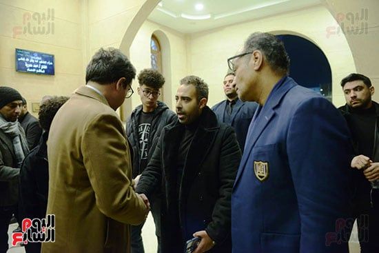 وزير الثقافة فى عزاء الراحل أححمد عدوية وزير الثقافة فى عزاء الراحل أححمد عدوية