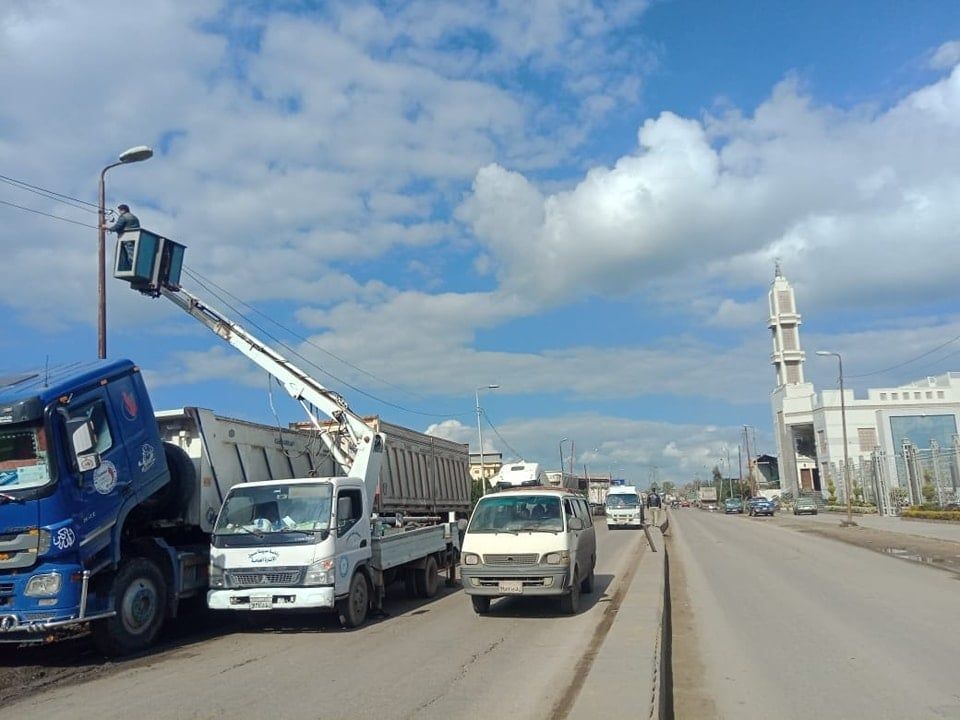 رفع كفاءة الكهرباء بالشوارع بكفر الشيخ رفع كفاءة الكهرباء بالشوارع بكفر الشيخ