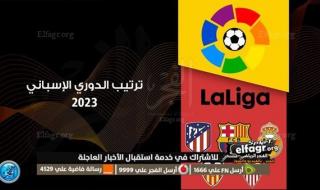 ترتيب الدوري الإٍسباني قبل مباريات الجولة الـ21.. برشلونة على القمة والريال يبتعد