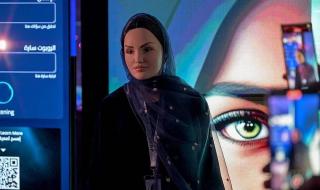 "سارة".. أول روبوت سعودي يتحدث باللهجة العامية. #مؤتمر_ليب23_التقني_الدولي
