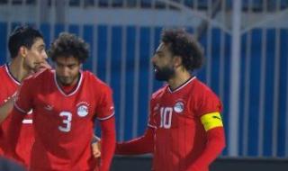 مصر تتقدم على مالاوى بثنائية نظيفة فى الشوط الأول
