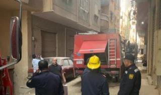 إخماد حريق اشتعل بشقة سكنية في الصف دون إصابات