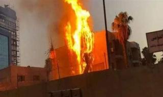 تفاصيل إصابة شخص في حريق داخل منزل بمنشأة القناطر