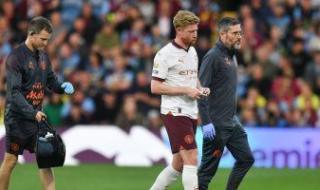 جوارديولا: إصابة دى بروين خطيرة ويغيب لعدة أشهر