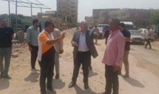 نائب محافظ الجيزة يوجه برفع معدلات التنفيذ فى مشروع تطوير طريق طراد النيل
