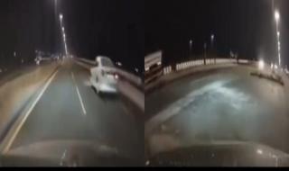 نوبة هلع تصيب فتاة أثناء تعلمها القيادة.. فيديو