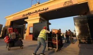 دخول 180 شاحنة مواد إغاثية لغزة واستقبال 145 حملة الجوازات المصرية