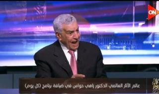 زاهى حواس: 120 مليون دولار حصيلة عرض 80 قطعة من مقتنيات توت عنخ آمنون فى الخارج