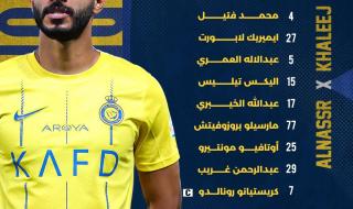رونالدو vs محمد شريف، تشكيل النصر والخليج في الدوري السعوديالسبت 27/أبريل/2024 - 08:38 م
علن لويس كاسترو المدير الفني لفريق النصر، و بيدرو ايمانويل مدرب فريق الخليج تشكيل فريقهما للمواجهة المرتقبة التي تجمعهما اليوم على ملعب استاد الأمير محمد بن فهد ضمن منافسات الدوري السعودي الممتاز.
