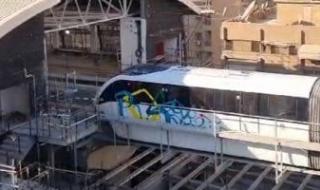 شاهد تجربة دخول المونوريل محطة رقم 4 بمدينة نصر.. صور