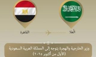 وزير
      الخارجية
      يتوجه
      إلى
      السعودية
      للمشاركة
      باجتماع
      قادة
      ميونخ
      بمدينة
      العلا