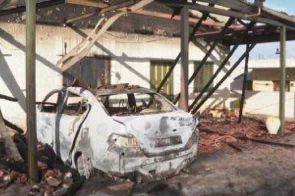 مستوطنون يهاجمون قرية جالوت جنوب شرقى نابلس ويحرقون عددا من المركبات