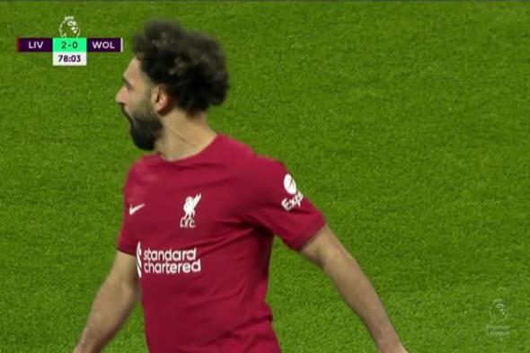 فيديو | محمد صلاح يسجل هدف ليفربول الثاني أمام ولفرهامبتون #الدوريالإنجليزي