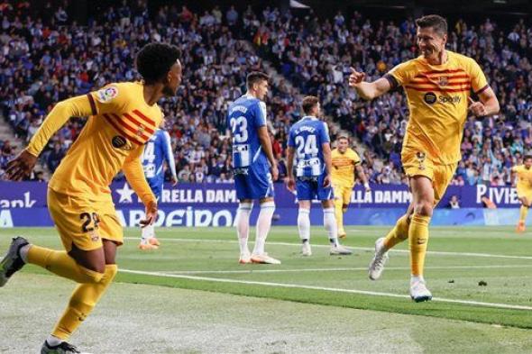 أهداف ونتيجة مباراة برشلونة وإسبانيول في الدوري الإسباني.. تتويج البرسا باللقب