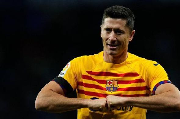 ترتيب هدافي الدوري الإسباني بعد ثنائية ليفاندوفسكي خلال تتويج برشلونة