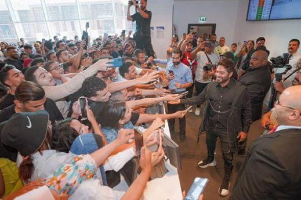 بشخصية هارون.. تامر حسني يغزو سينما مول مصر لمشاهدة فيلم تاج مع الجمهور