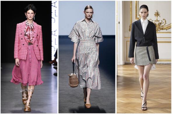 تنانير الكارو من القطع التي لا غنى عنها في اطلالة الصيف. Checkered skirts are an indispensable piece this summer