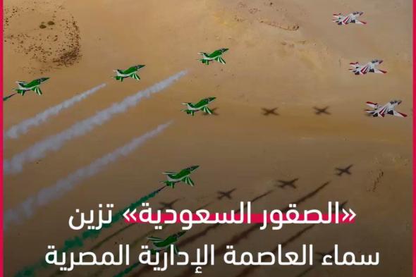«الصقور السعودية» تزين سماء العاصمة الإدارية المصرية