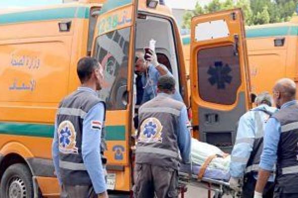 إصابة 6 أشخاص إثر حادث تصادم أتوبيس وسيارة نقل فى الجيزة