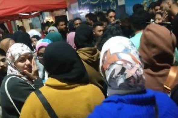 إقبال شبابى على التصويت خلال الساعات الأخيرة فى لجان الزيتون
