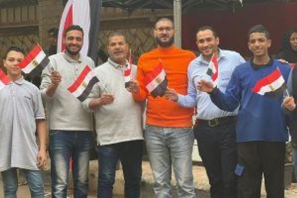 الأعلام ترفرف بلجان الشهيد المقدم نبيل السيد في انتخابات 2024