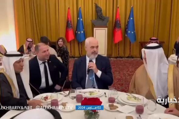 #عاجل.. #فيديو | رئيس وزراء #ألبانيا خلال استقباله وفد قطاع الأعمال السعودي: «إعفاء السعوديين من تأشيرة الدخول اعتباراً من الأسبوع المقبل».